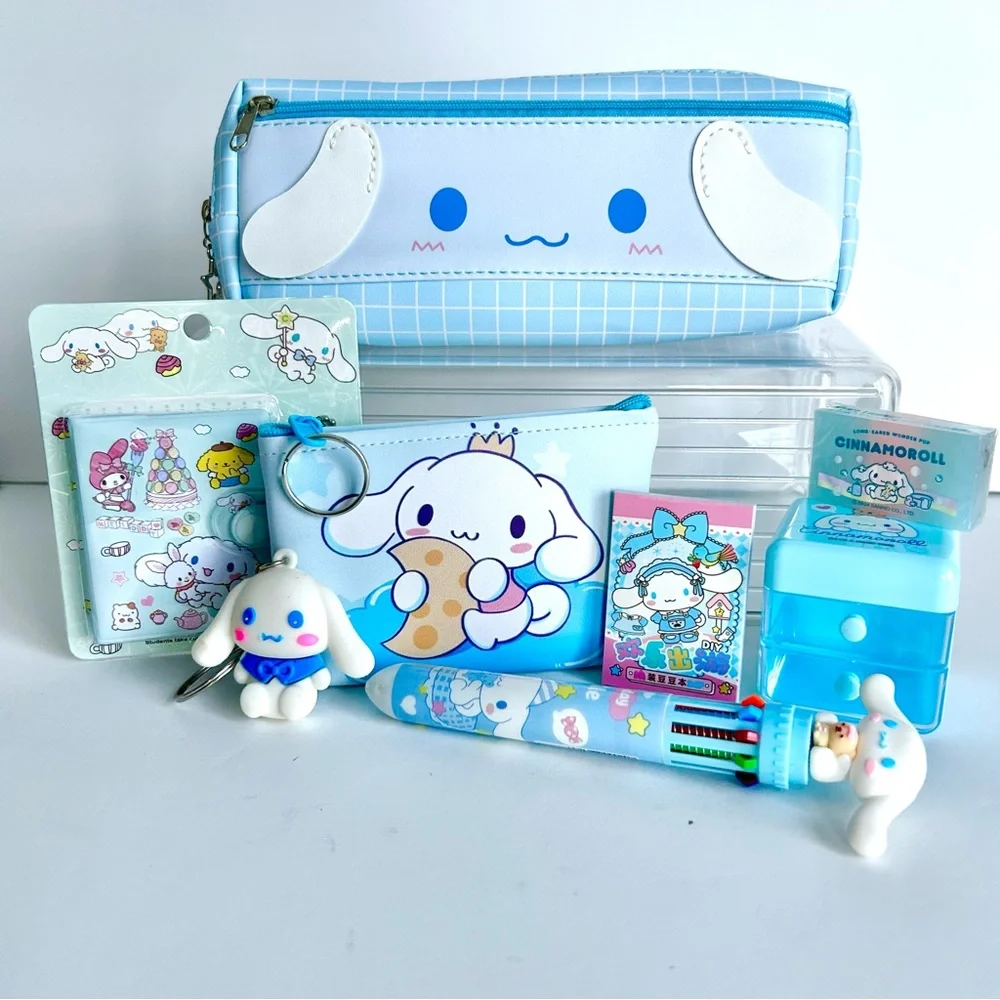 🩵(CIN308) Cinnamoroll Adorable 8-Piece Pencil Case Bundle! - Picture 10 of 10
